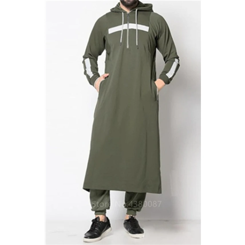 Новые мужские Jubba Тауб Арабский исламский одежда зимние мусульманский