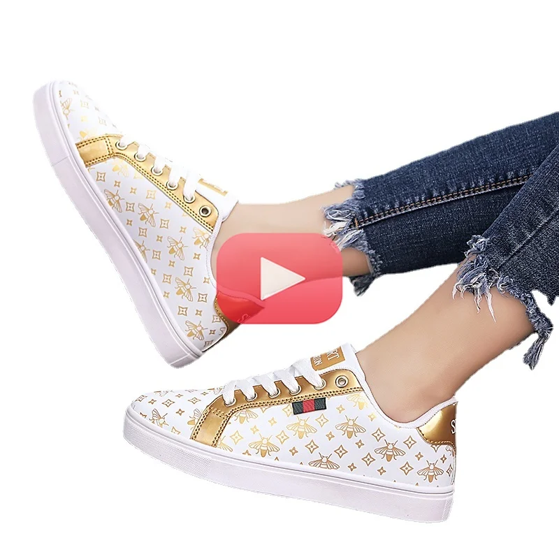 

Women Vulcanized Shoes Unisex Summer Sneakers Lace Up Casual Shoes Woman Flats Leather Shoes Chaussures Femme Zapatos Mujer
