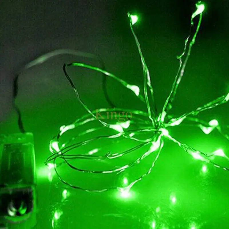 Медная гирлянда с питанием от 3 батареек АА сказочные огни для рождественской