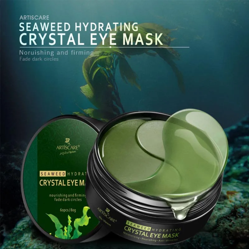 

60pcs Gold Moisturizing Seaweed Crystal Collagen Eye Mask Patch Anti-Wrinkle Anti Aging Remove Dark Circles Bags Eye Care TSLM1