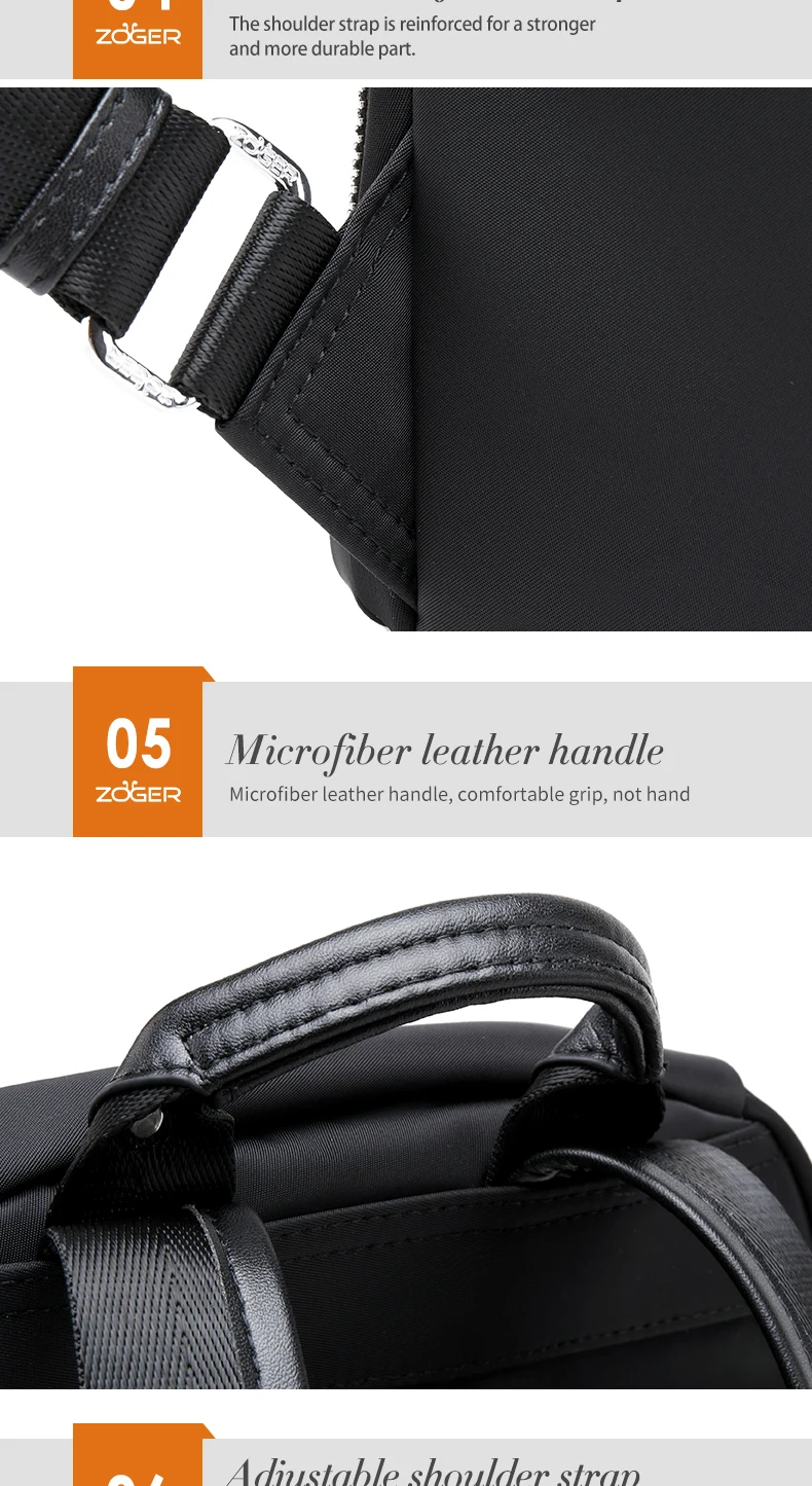 ZOGER Minimalistic casual lightweight backpack ultralow-weight new Oxford cloth versatile women's travel backpack