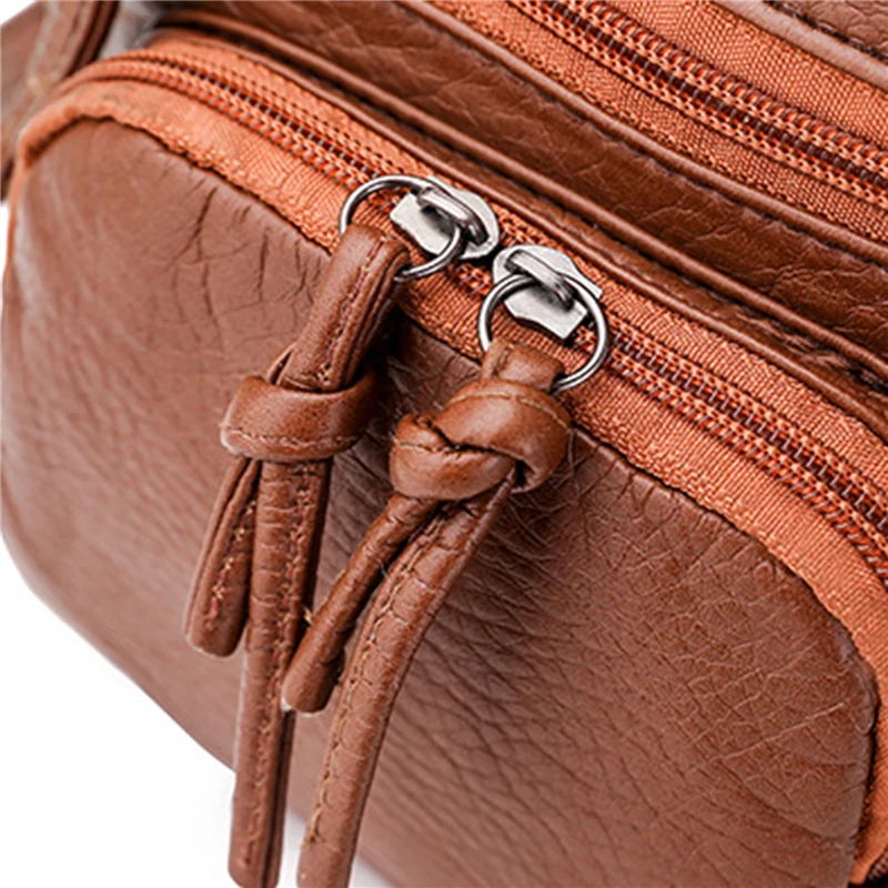 

2021Casual Men Shoulder Bag Vintage Crossbody Bags High Quality Male Bag PU Leather Handbag Capacity Men Messenger Bags Tote Bag