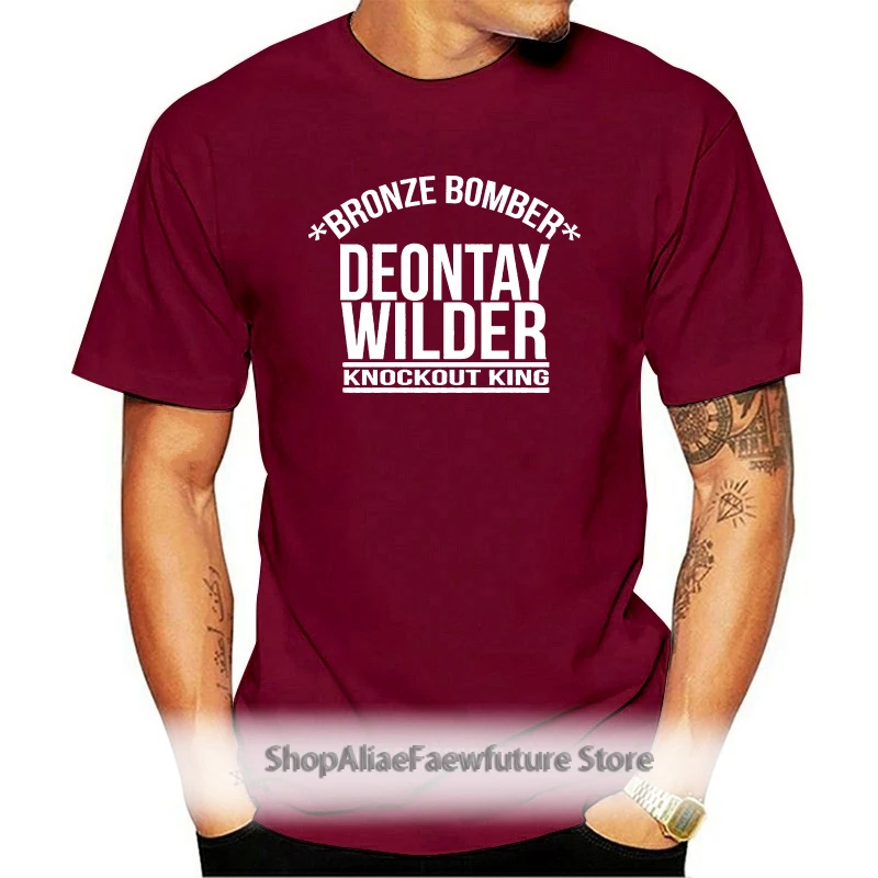 

NEW DEONTAY WILDER THE BRONZE BOMBER USA SIZE T-SHIRT S M L XL 2XL XXXL ZM1
