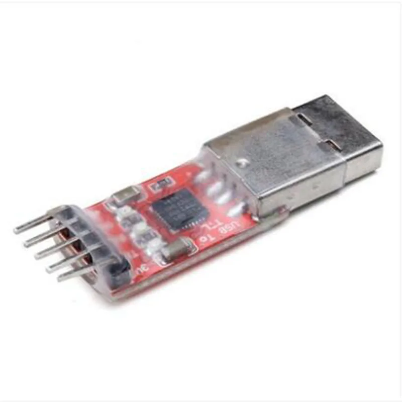 ANDK CP2102 USB 2 0 к ttl UART модуль 5Pin последовательный конвертер STC адаптер кабель красный