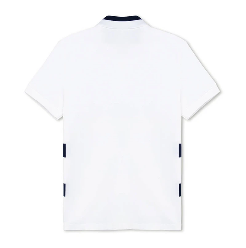 

High Quality Top Men's New Crocodile Summer Short Sleeve Shirts 100%cotton Casual Solid Color Polo Shirt Men Fashion Homme