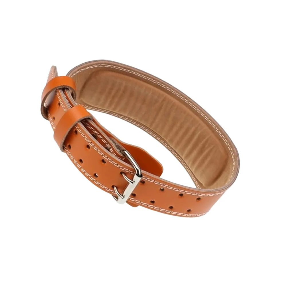 

Leather Weight Lifting Power Training Belt Back Support Gym Bodybuilding 115CM - Size L