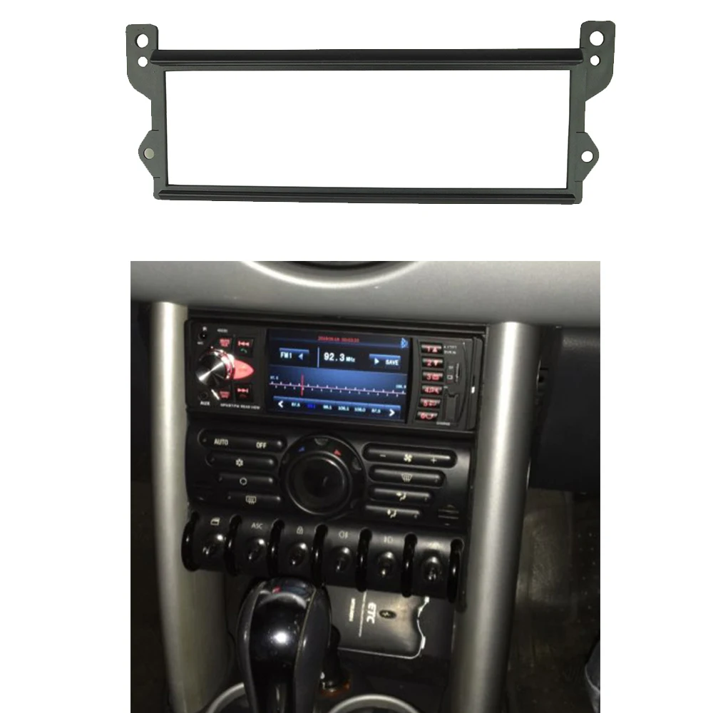 Один Din радиоприемник для MINI Cooper R50 R52 R53 CD DVD GPS стерео панель крепление приборной
