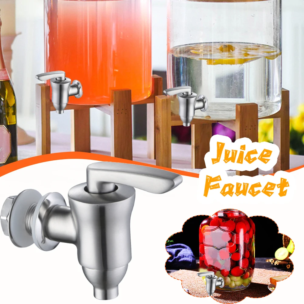 

Stainless Steel Metal Spigot For Beverage Dispenser With Screen Replacement Spigot For Glass Drink Jar Bucket Ceramic Porcelain