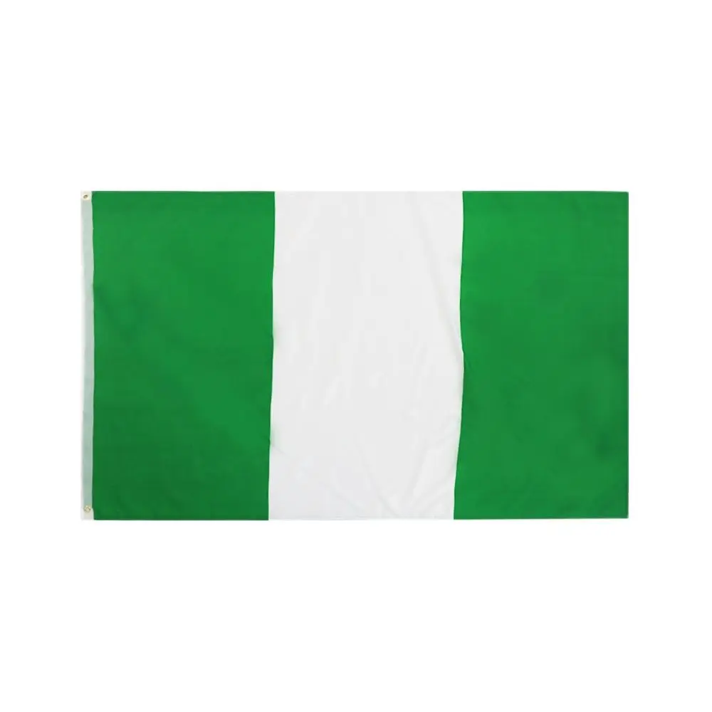 

3X5 Ft Nigeria Flag with Brass Grommets for Decor