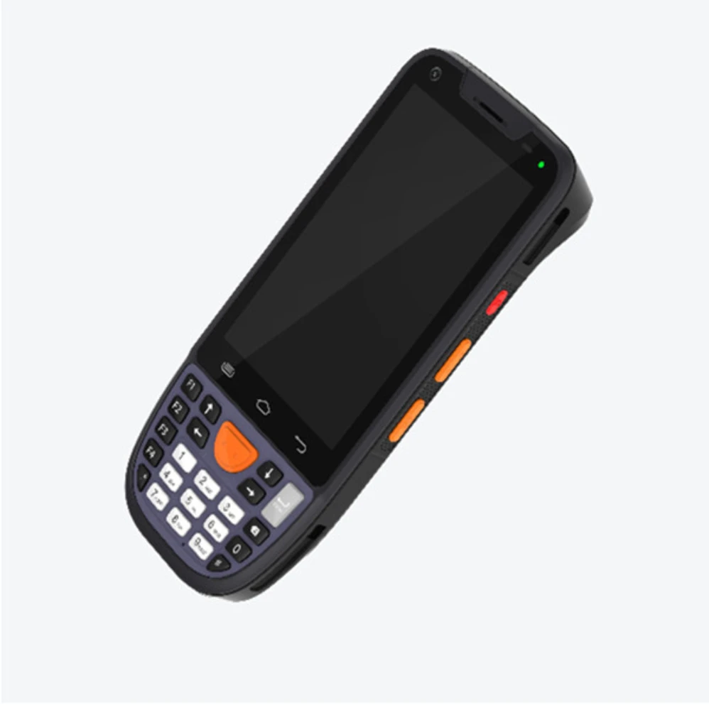 Мобильный компьютер на базе Android с считывателем штрихкодов 1D/2D и QR-кодов, сборщиком данных, клавиатурой, GPS, WiFi и Bluetooth для учета товаров в магазине.