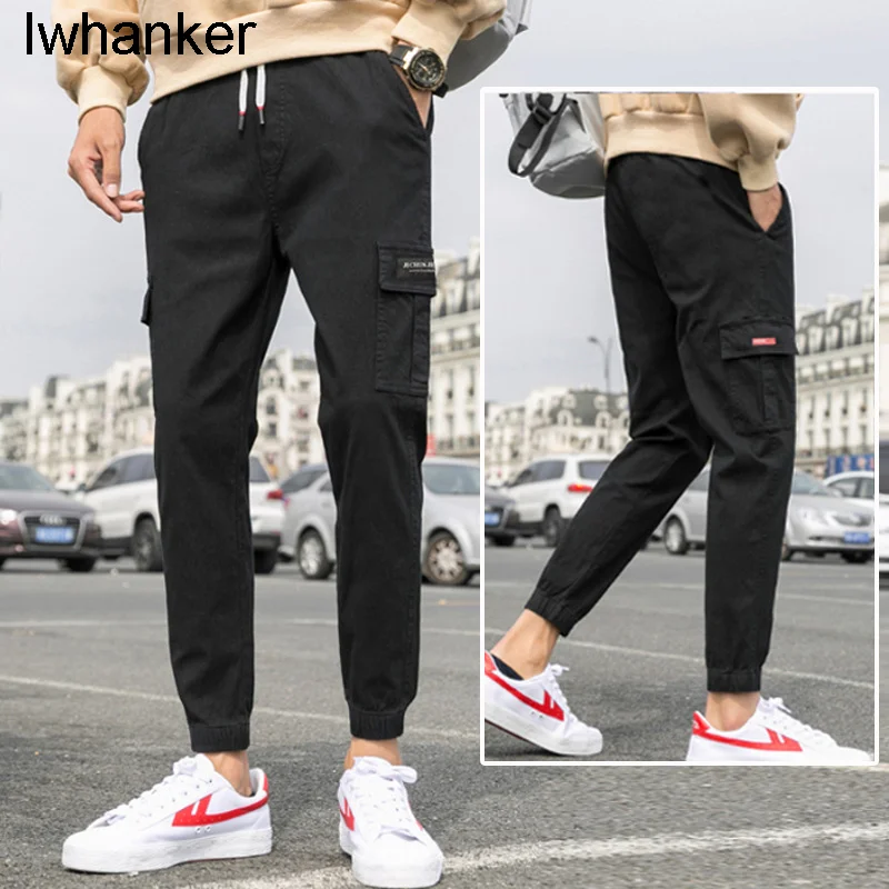 

Комбинезоны мужские летние модные брендовые облегающие повседневные Леггинсы свободные спортивные мужские брюки