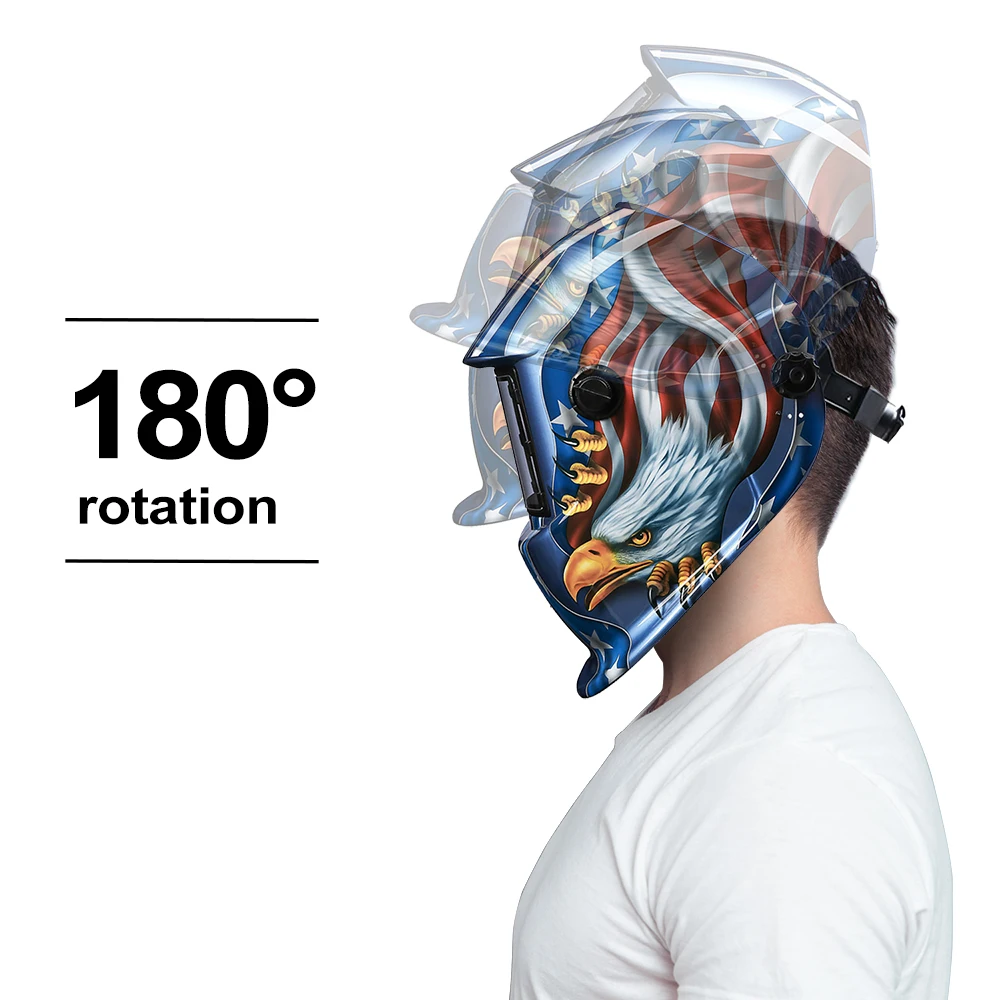 DEKO Eagle Solar Auto Darkening MIG MMA Electric Welding Mask/Helmet/Welding Lens for Machine or Plasma Cutter |
