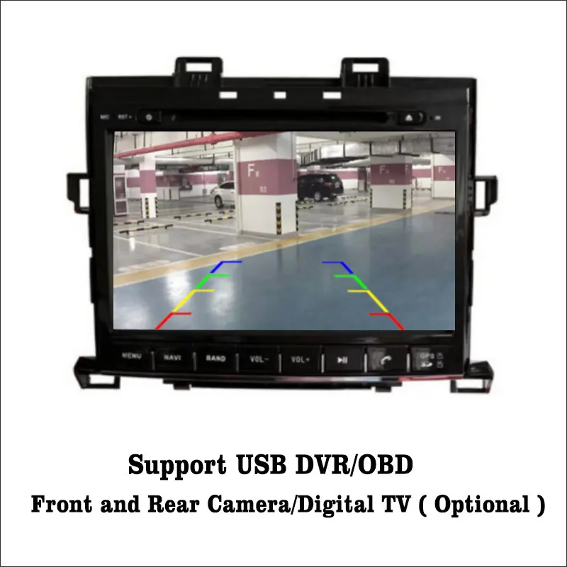 Liislee Android 7 1 2G RAM для Toyota Alphard 2007 ~ 2015 автомобильный Радио Аудио Видео Мультимедиа DVD