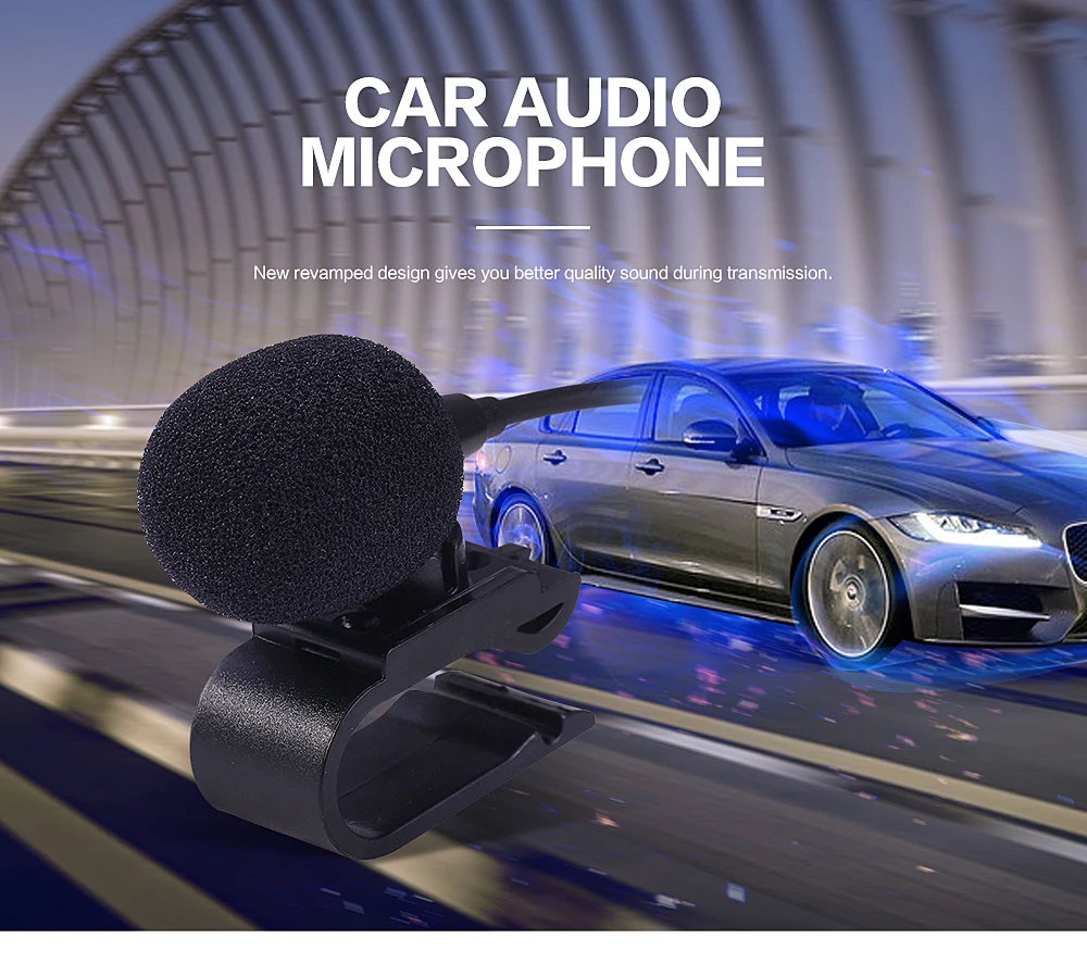 Профессиональный мини-микрофон для автомобиля проводной внешний микрофон с