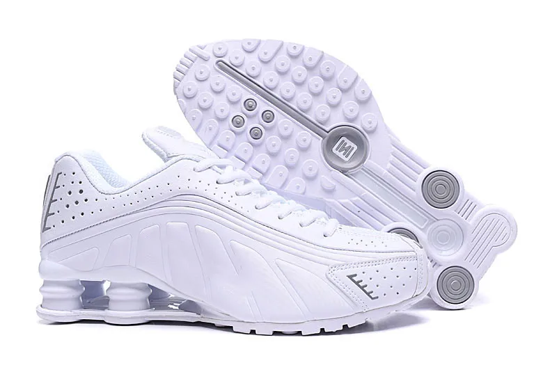 Мужские кроссовки, новинка, дизайнерские мужские кроссовки Shox R4, роскошные кроссовки NZ, тройные черные белые уличные спортивные кроссовки - Цвет: 20