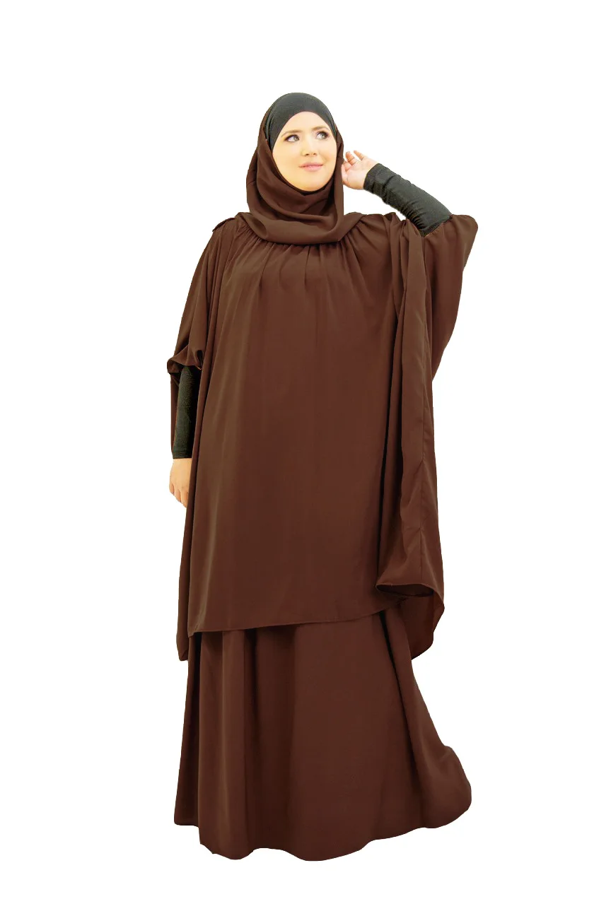 Длинное платье макси с капюшоном для мусульманской женщины химар|Мусульманская