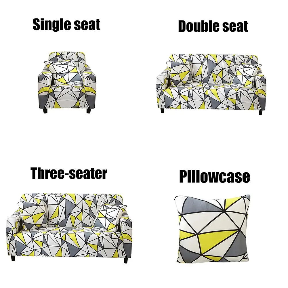

Stretch Slipcovers Sectional Elastic Stretch Sofa Cover For Living Room Couch Cover L Shape Armchair Cover Single/Two/Three Seat