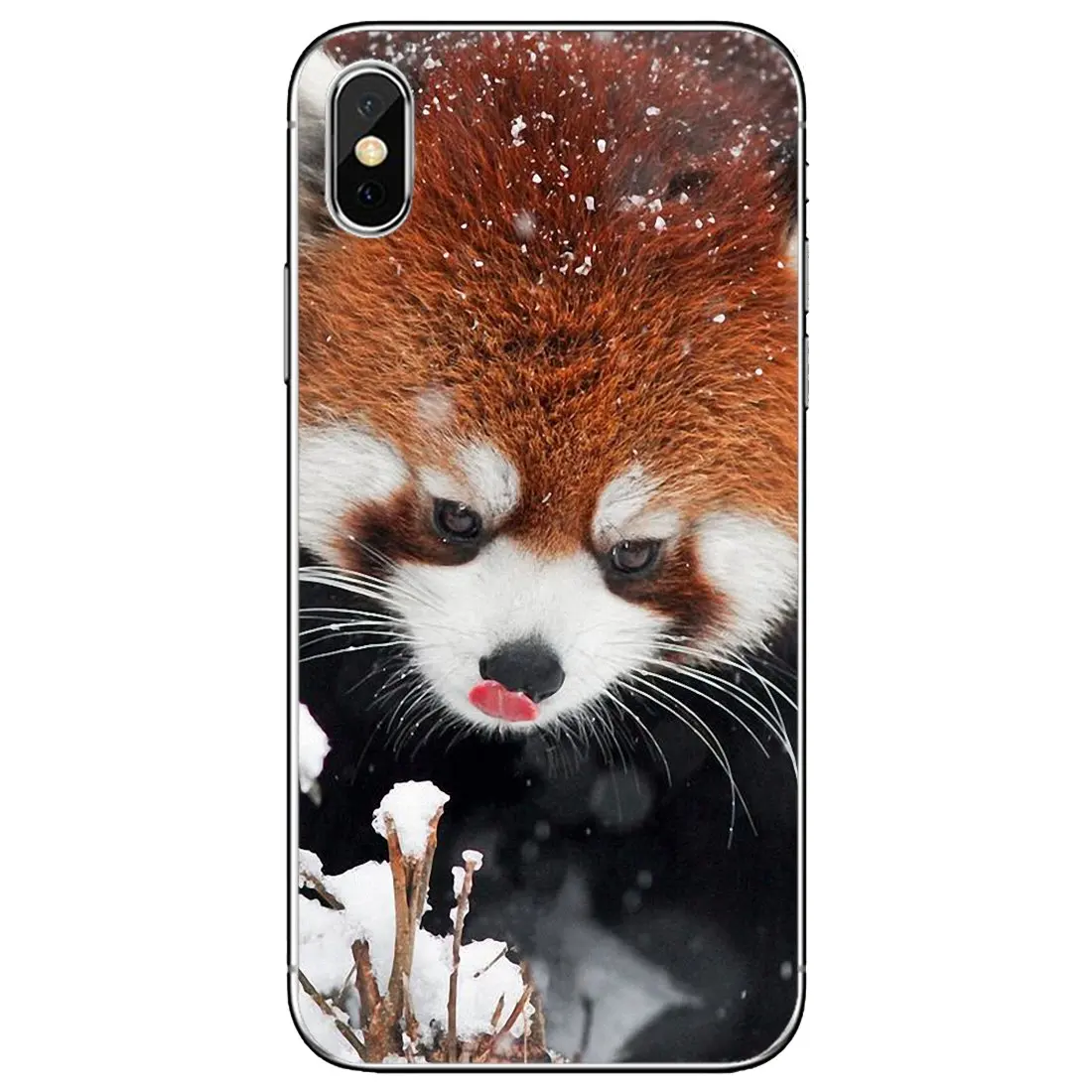 Силиконовый чехол для Xiaomi mi Redmi Note 3 4 4X 5 6 7 8 8t 9 9s 9t 10 pro lite Red-pandas-постер | Мобильные