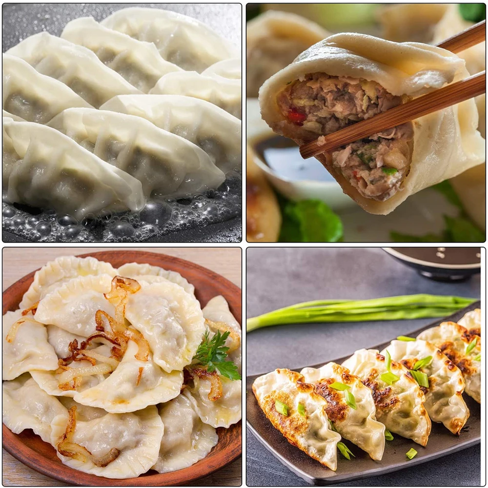 4 in 1 DIY Dumpling Mold Dumplings Maker Tool Wrapper Cutter Jiaozi Pierogi Pastry Molds Kitchen Baking Accessories | Дом и сад