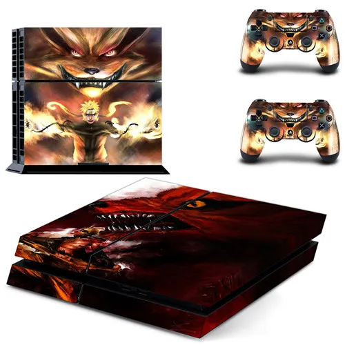 QPTM0294 Аниме Наруто, боруто полное покрытие лицевые панели наклейка для PS4 Наклейка для playstation 4 консоли и контроллеры наклейка для PS4 виниловая наклейка - Цвет: QPTM0294