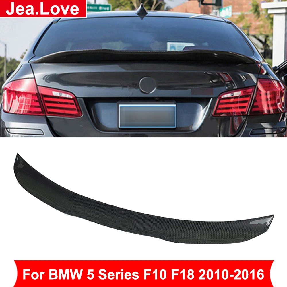 

PSM Style Real Carbon Fiber or FRP Rear Wing Back Spoiler For BMW 5 Series F10 F18 2010-2016 Car Modification Parts