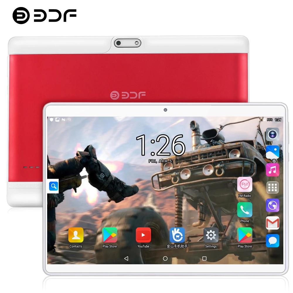 BDF планшет 10 дюймов 4G телефон планшетный ПК Android 8,1 Восьмиядерный 1280*800 ips планшеты Bluetooth WiFi 4 Гб+ 64 ГБ Android планшет 7 8 9 10