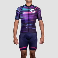 2022 mens jersey set high quality summer race fit cut short sleeve cycling jersey and cycling bib shorts bicycle clothing