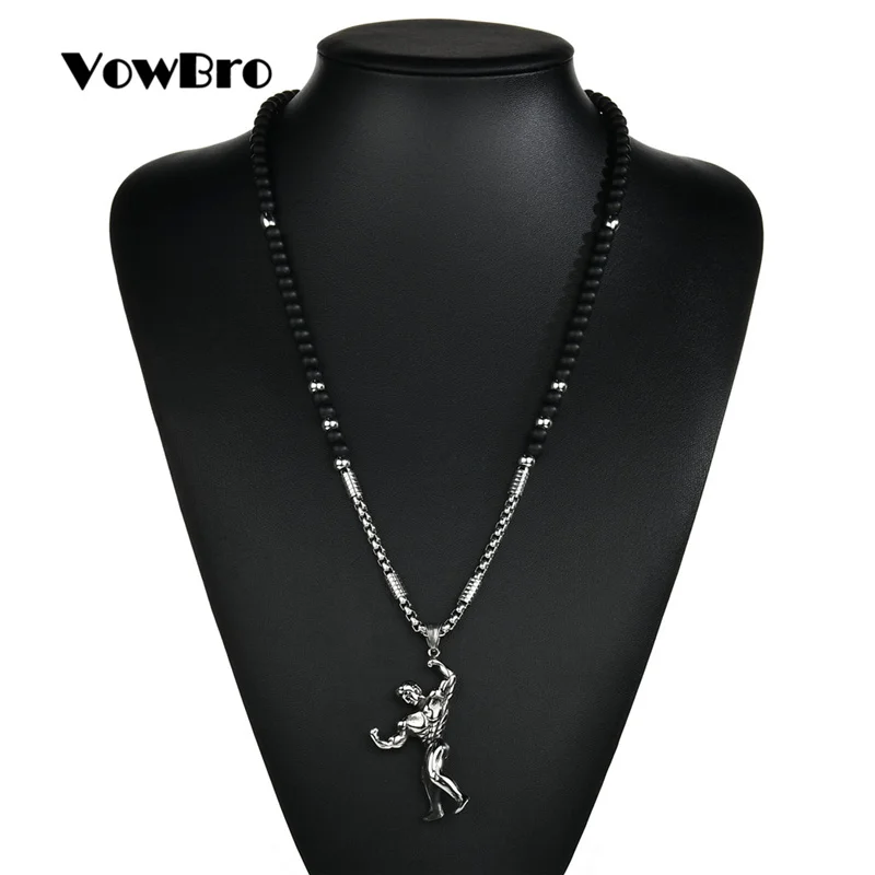 Wowbro серебро цвет титана Нержавеющая сталь мышцы Спорт Тренажерный Зал подвеска