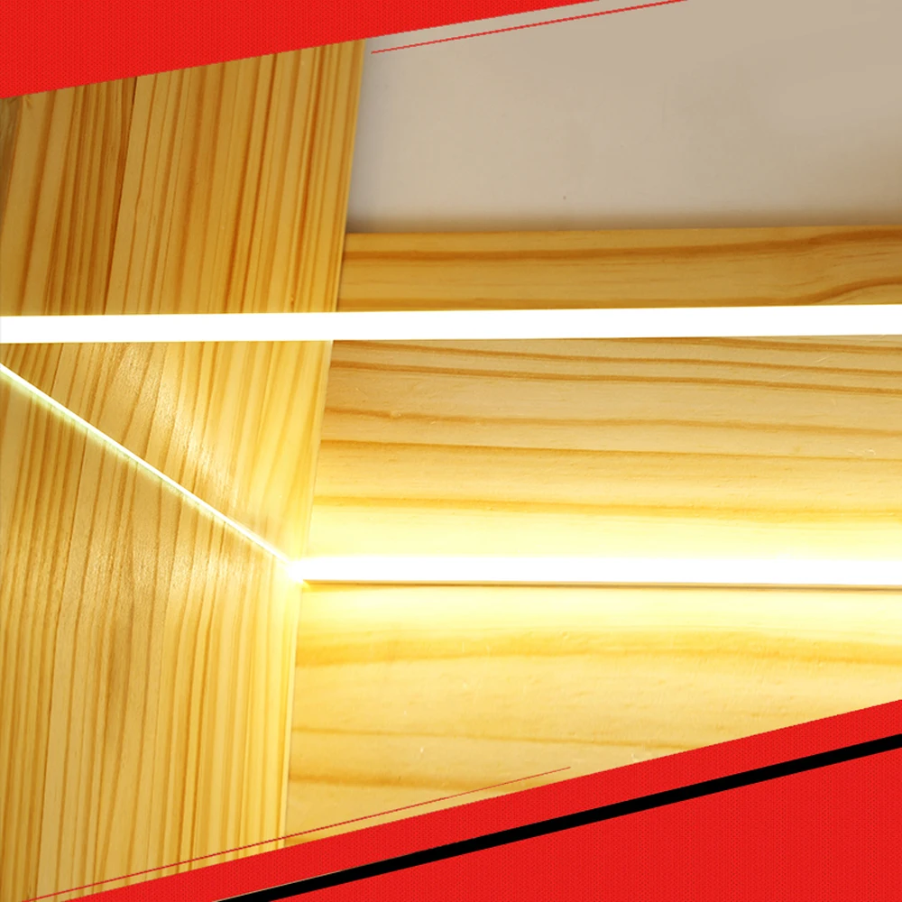 EU PLUG LED Glass Shelf Light 10MM12MM Thick Partition Line With Plywood Cabinet | Лампы и освещение