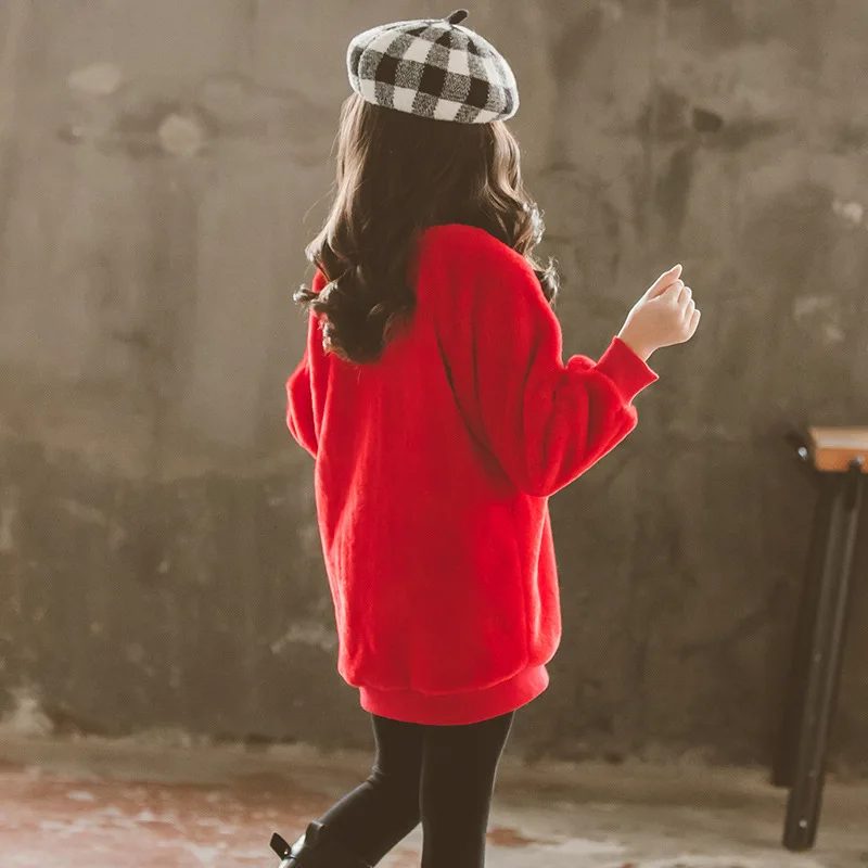 Детский Теплый пуловер с длинным рукавом на Возраст 4 16 лет|Толстовки и кофты| |