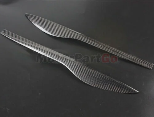 

Real Crabon Fiber Head light Eyelid Eyebrow Cover Trim 1pair for Mazda 3 2010-2013