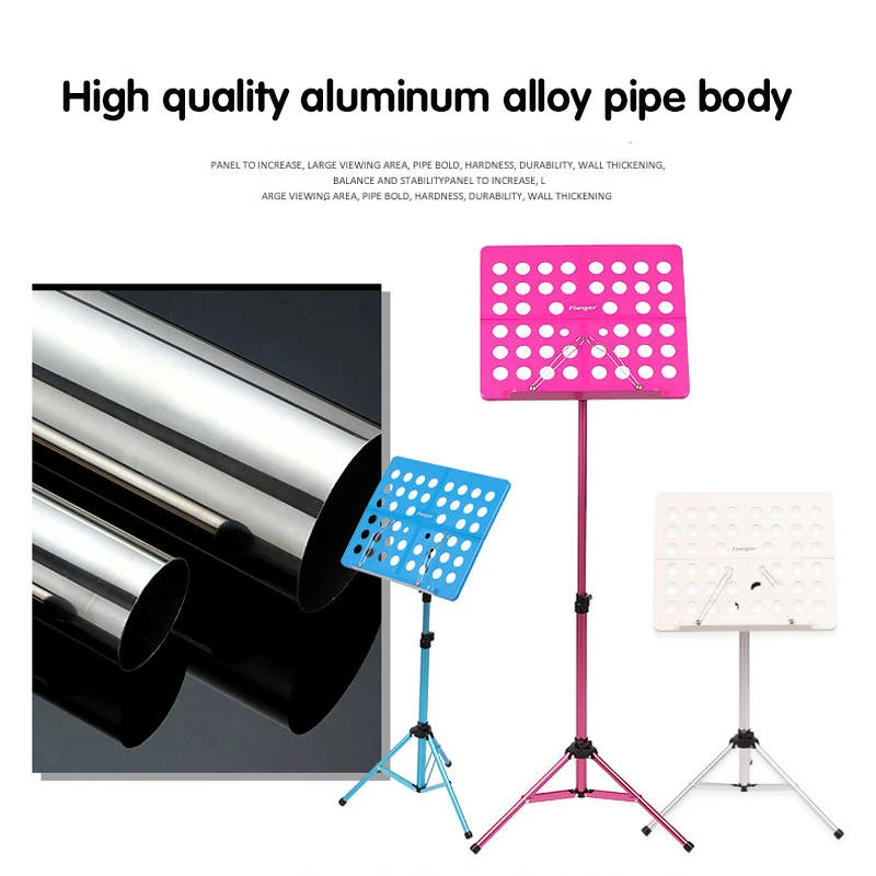 Складная легкая стабильная Музыкальная подставка из алюминиевого сплава штатив