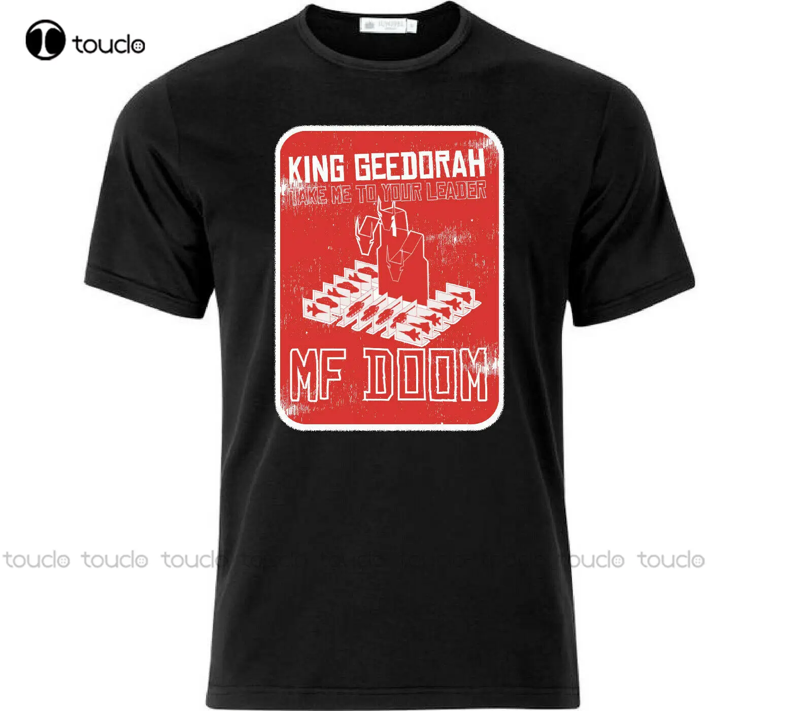 

New King Geedorah Take Me To Your Leader Mf Doom Hip Hop T Shirt Black Mens T Shirts Graphic Unisex Tee Shirts