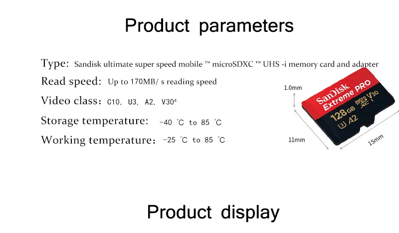 Двойной Флеш-накопитель SanDisk Extreme Pro Microsd карты UHS-I 32 Гб A1 SDHC V30 флэш-карта 64 Гб 128 256 400 512 карта SDXC A2 U3 флеш-карты памяти TF 170 МБ/с