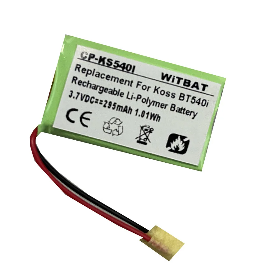 

ZHUJI 295mAh Battery for Koss KPH7 Wireless, Koss BT540i