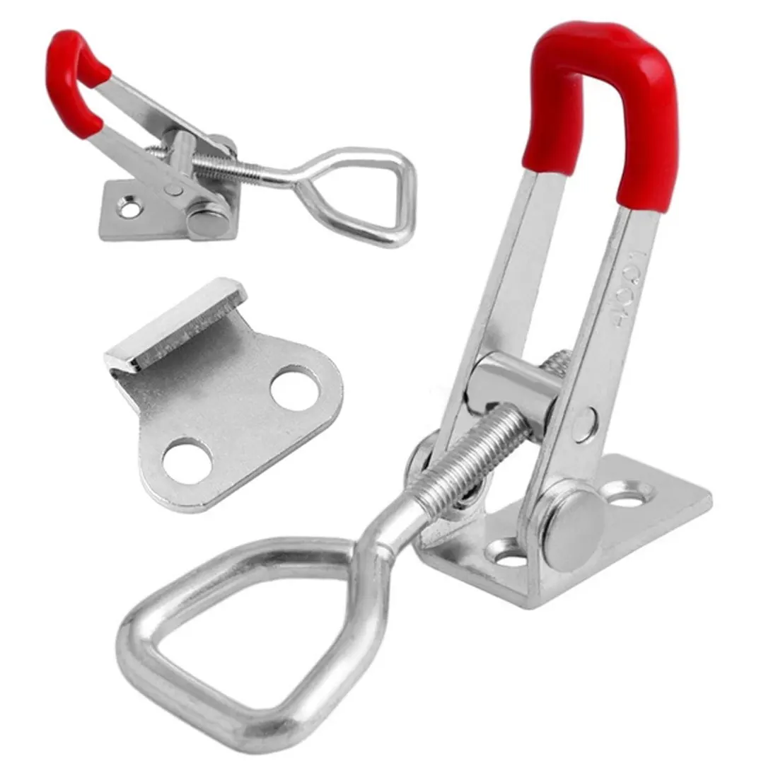Adjustable Buckle Lock Toggle Clamp Clamping Metal 100Kg 220 Lbs Quick Release Holding Latch Hand Tool | Обустройство дома