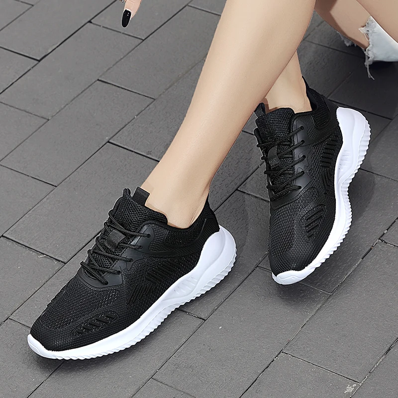 

Женские сетчатые кроссовки, легкие дышащие кроссовки на плоской подошве, Повседневная прогулочная обувь, лето 2021