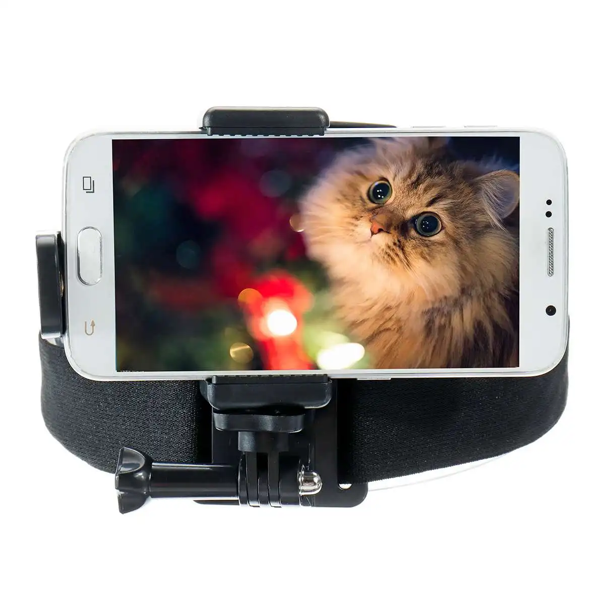 Outdoor head band Holder For Cell Phone Sports Cameras at Harness Strap Belt Mount Tripod Clip For 4-6.8 inch