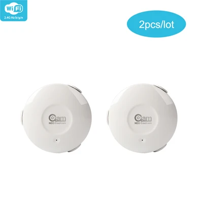 WIFI-WATER-2PCS NEO Coolcam умный WiFi датчик воды Wi-Fi детектор утечки датчик сигнализации и уведомления приложения оповещения поддержка IFTTT - Цвет: WIFI-WATER-2PCS