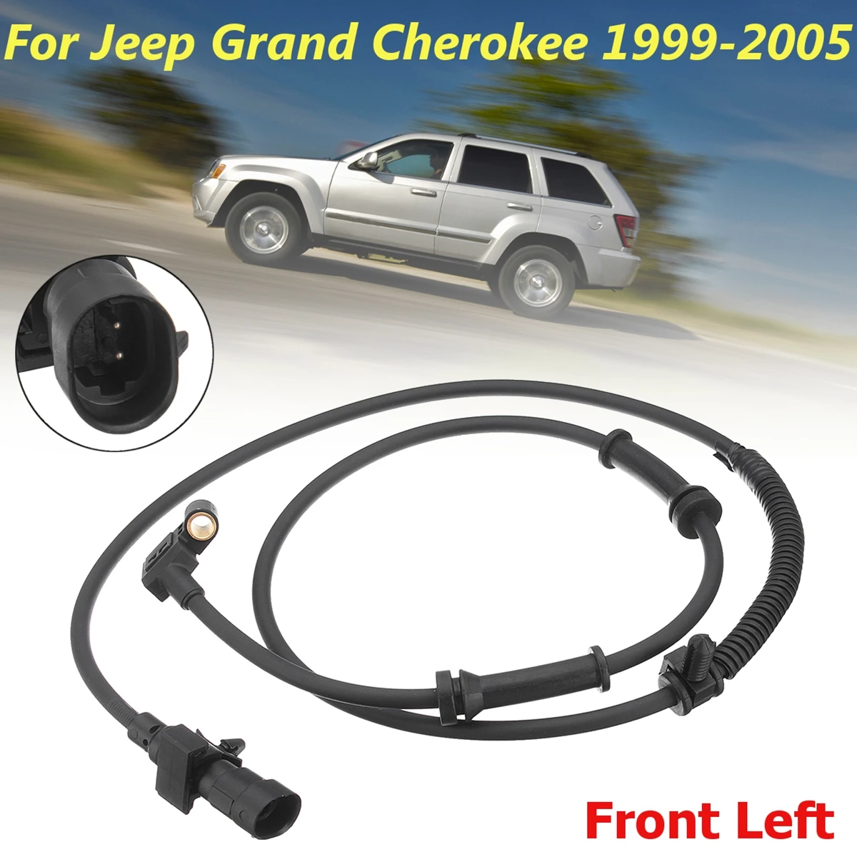 Датчик скорости для Jeep Grand Cherokee WJ 2 контакта передняя и левая ABS 2000 2001 2002 2003 2004 2005