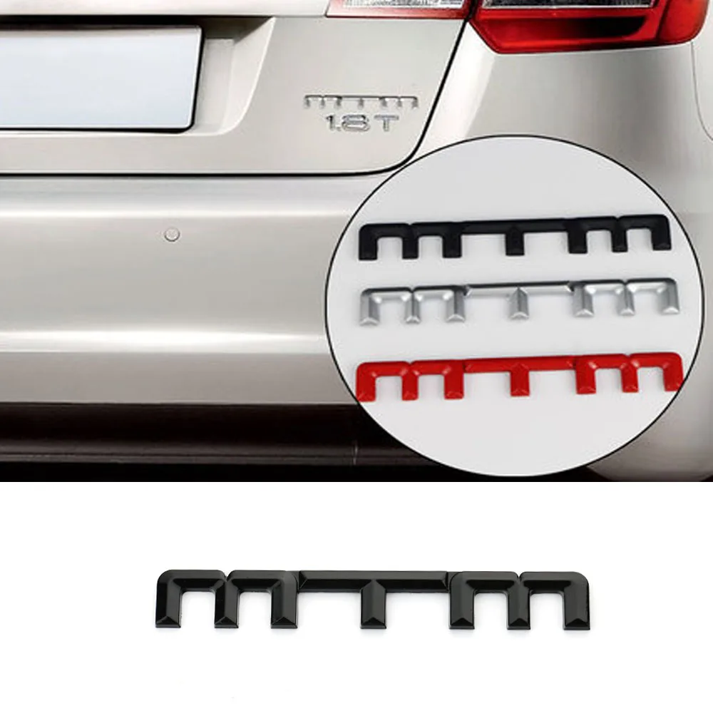 MTM эмблема наклейка автомобиль задний багажник Стикеры для Volkswagen Passat B6 B7 B8 B5.5 Golf 4 6