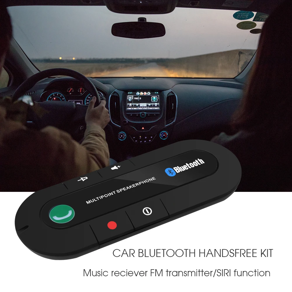 Kebidu Bluetooth V4.1 автомобильный комплект громкой связи музыкальный приемник