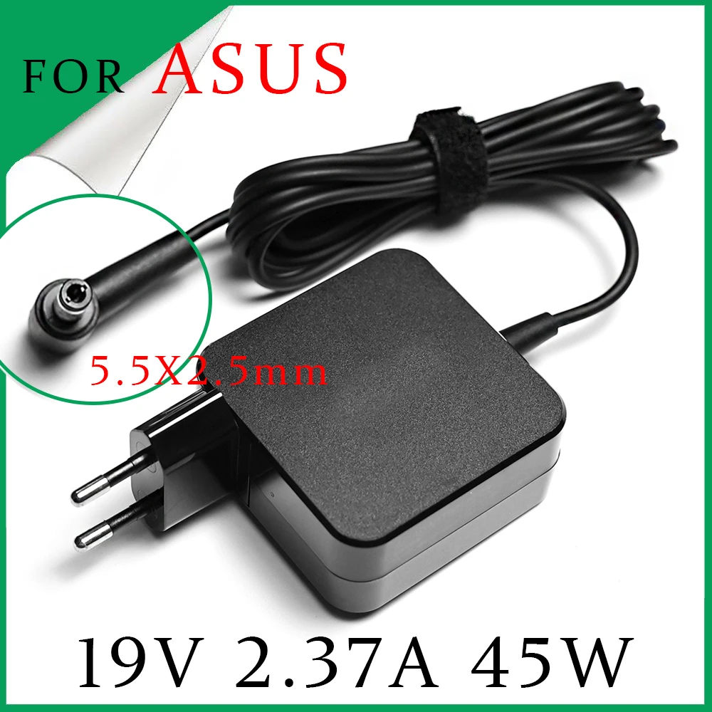 

19V 2.37A 45W 5.5x2.5mm Adapter Charger For Asus X450 X551CA X555K53S K52F X555L F555L X552C X550C X550 X550L X501A ADP-45BW