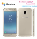 Сотовый телефон Samsung Galaxy J3 (2017), Восстановленный, оригинальный J330F, экран 5,0 дюйма, четырёхъядерный, 2 Гб ОЗУ 16 Гб ПЗУ, камера 13 МП, поддержка двух SIM-карт, разблокированный