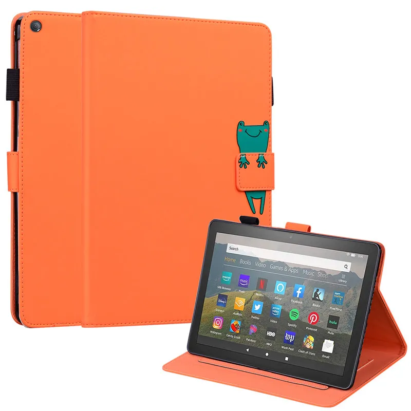 Чехол для планшета 10-го поколения Amazon Fire HD 8 чехол 2020 / Plus Etui Kawaii Shell HD8 | Компьютеры и