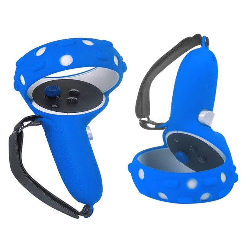 

Защитный чехол для Quest 2 VR, аксессуары для контроллера Vr, чехол с ручкой, силиконовый чехол с полной защитой
