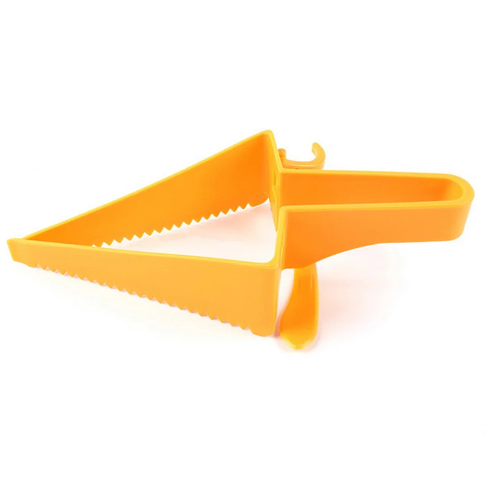 Безопасная слайсер для пирога Желтая Пластиковая кухонная утварь полезный резак