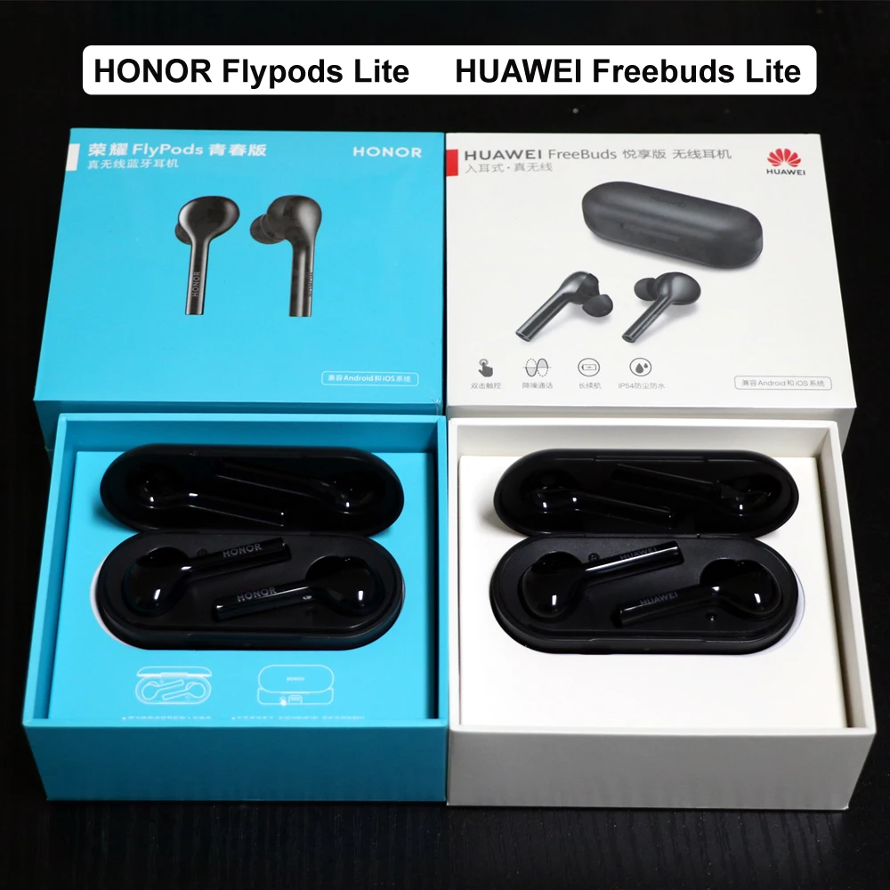 Huawei Honor Flypods Lite Freebuds Lite Беспроводные Наушники Hi-Fi Bluetooth наушники TWS водонепроницаемые IP54 управление нажатием
