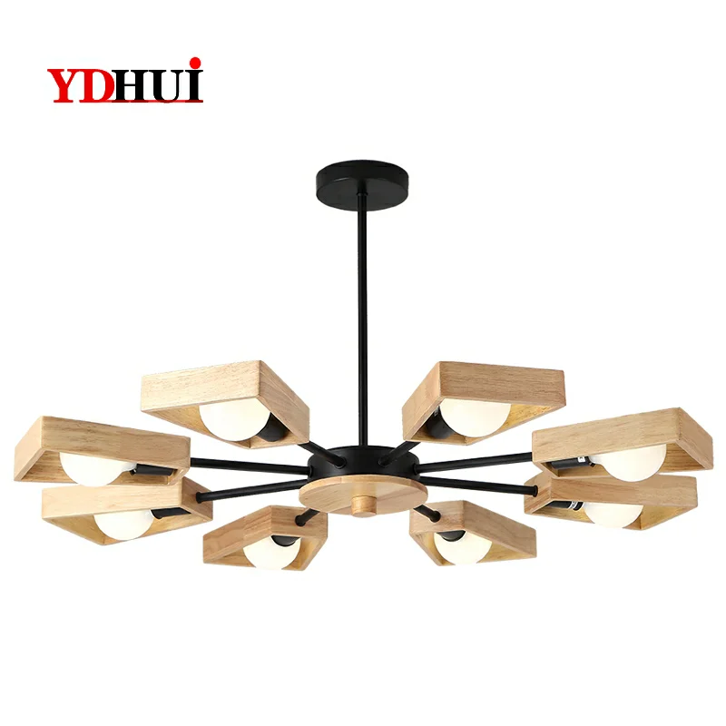 Скандинавский деревянный светодиодный гостиная журнал лампы Гостиная столовой