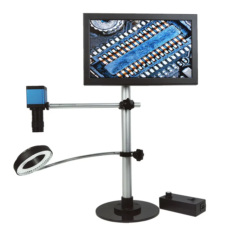 Монокуляр 22MP HDMI USB HD цифровой Камера Портативный объектив микроскопа 56